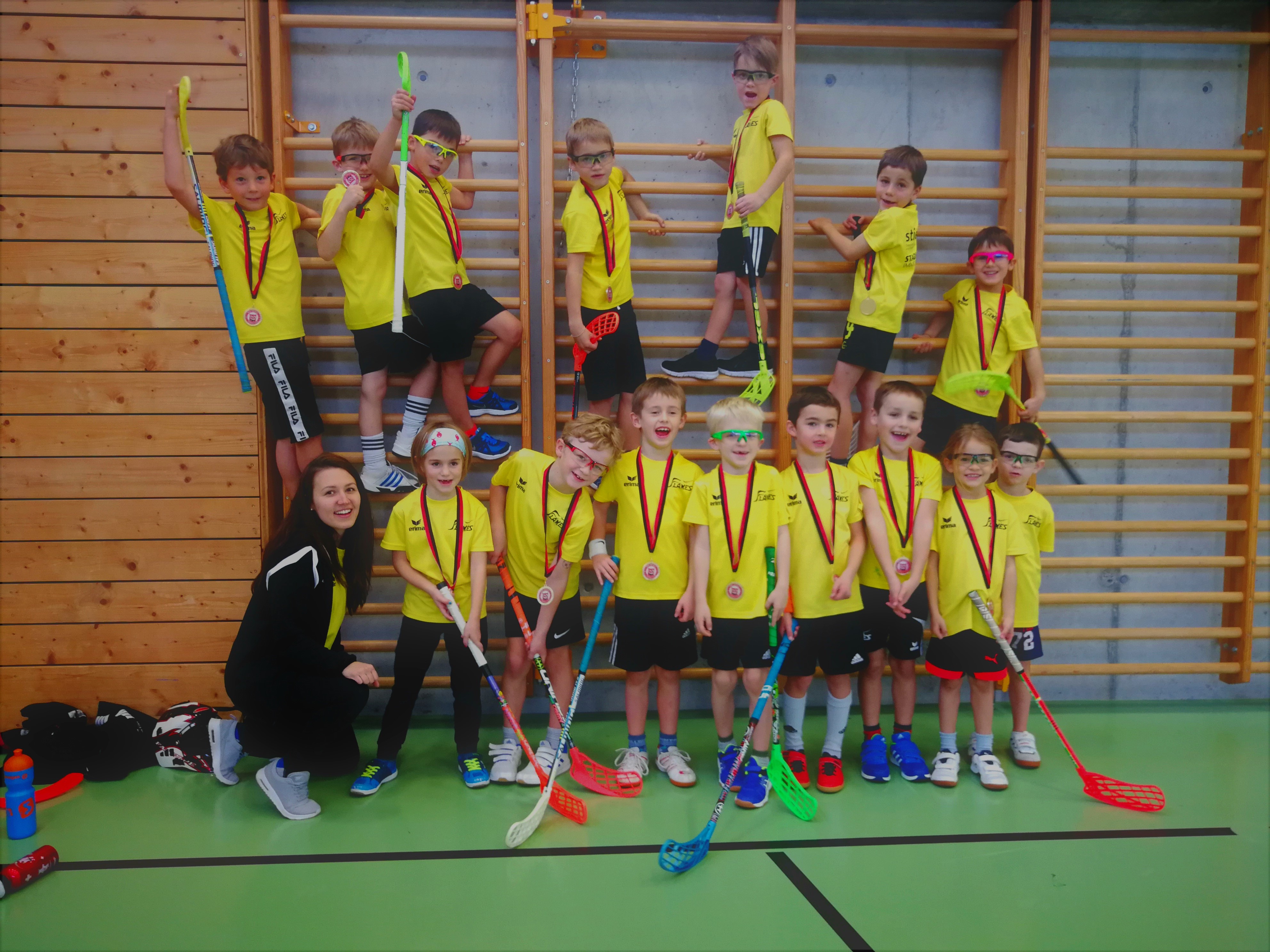 Unihockeyschule Turnier vom Sonntag 17.12.17