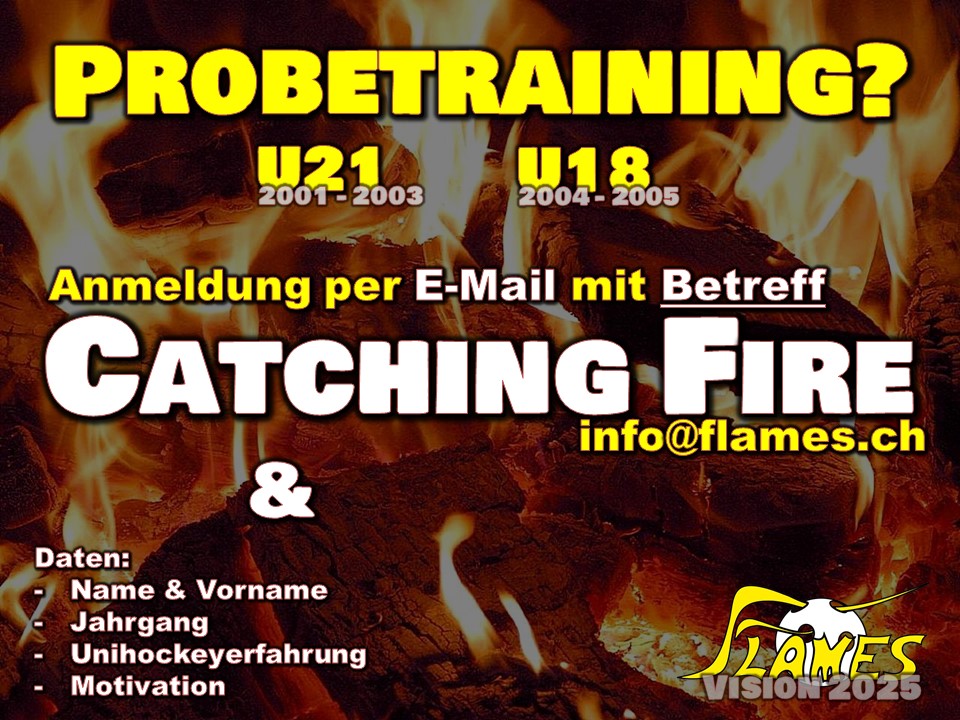 U21 + U18 Catching Fire Probetraining